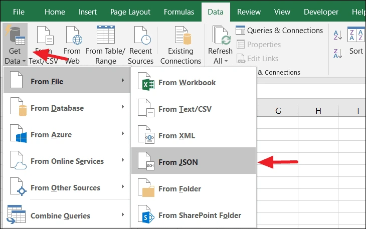 JSON To Excel Converter